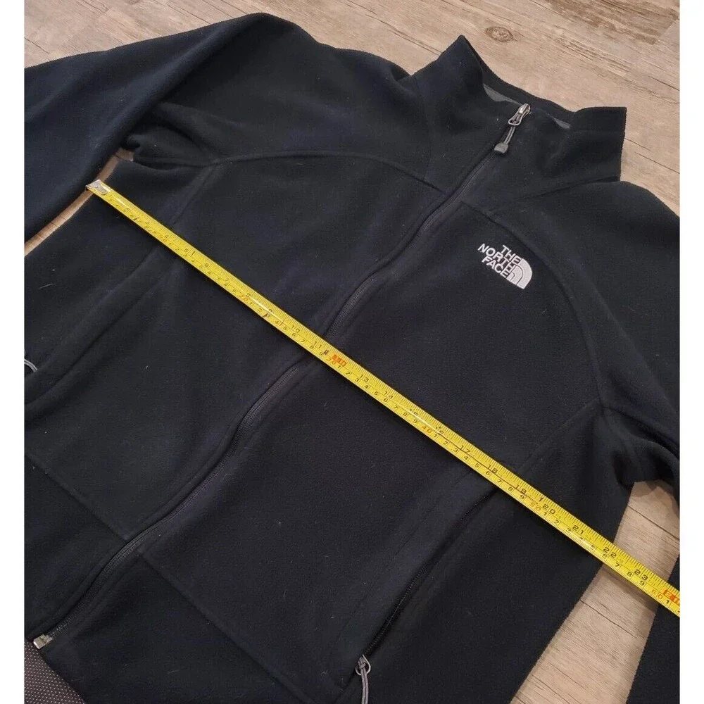 North Face WindWall Heavyweight Fleece Jacket Black Sz M Performance Full Zip